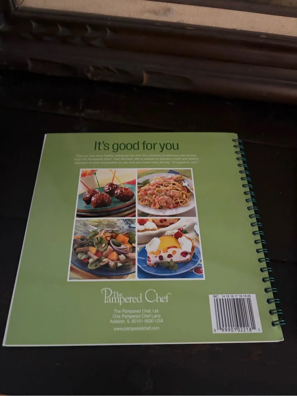 Pampered Chef Cookbook Set - It's Good For You (Green) & All The Best (Red)